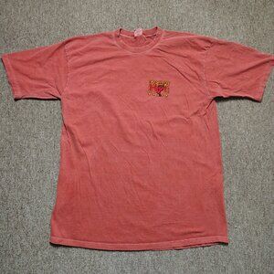 Vintage CRAZY SHIRTS T-Shirt Men 2XL Orange Freak N Hot Sauce Graphic Chile Dyed
